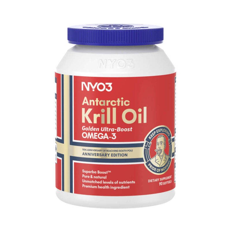NYO3® Golden Ultra-boost Antarctic Krill Oil Softgels 500mg