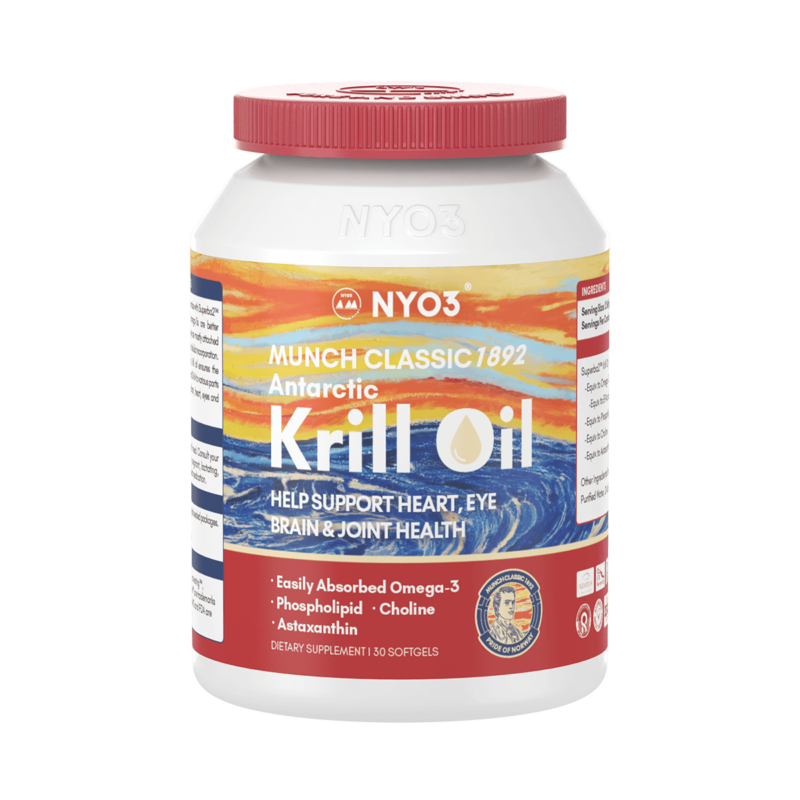 NYO3® MUNCH CLASSIC 1892 Antarctic Krill Oil Softgels 425mg