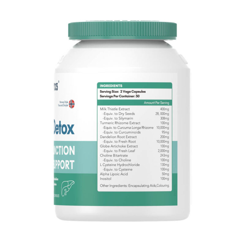 NYO3® 28000 Liver Detox Capsules 700mg Ingredients
