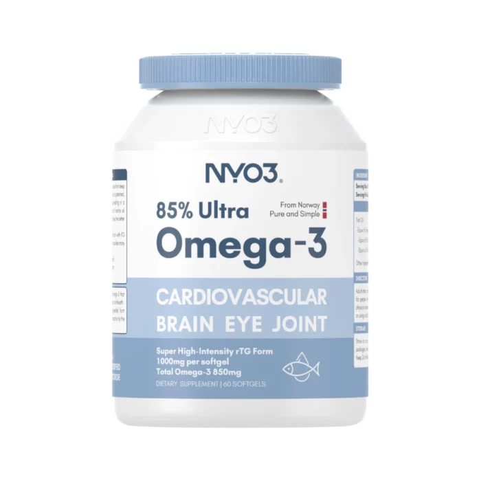 NYO3® 85% Ultra Omega-3 Fish Oil Softgels 1000mg