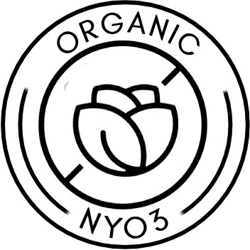 100% organic web black logo