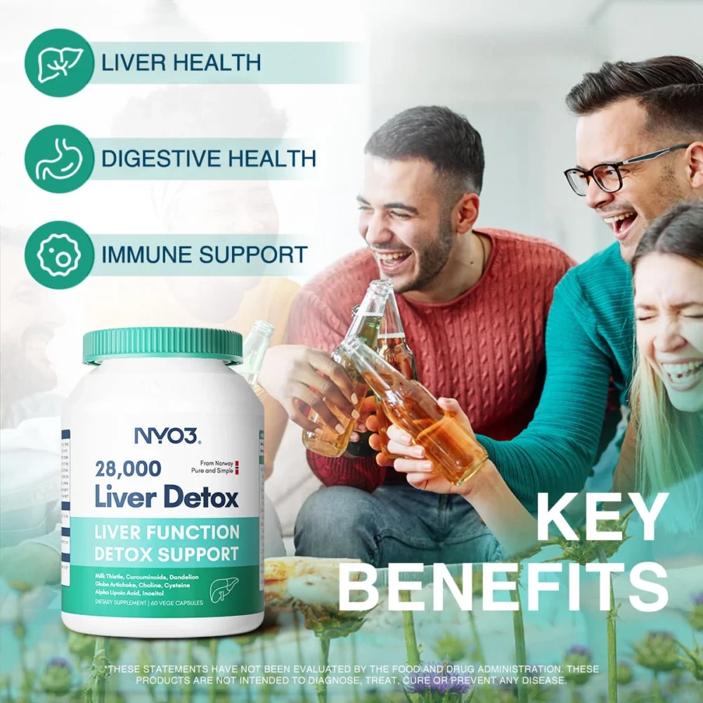 NYO3® 28000 Liver Detox Capsules Key Benefits New Image NYO3® 28000 Liver Detox Capsules Key Benefits New Image