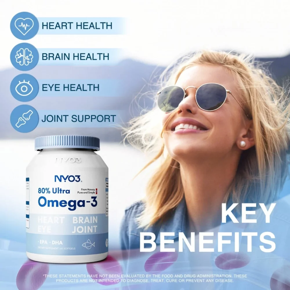 NYO3® 80 Omega 3 Fish Oil Softgels Key Benefits NYO3® 80 Omega 3 Fish Oil Softgels Key Benefits