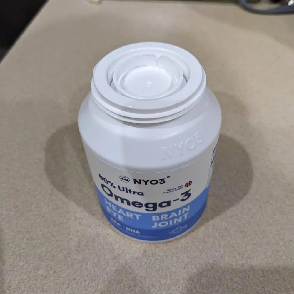 NYO3® 80% Ultra Omega-3 Fish Oil Softgels Reviewed by Phox