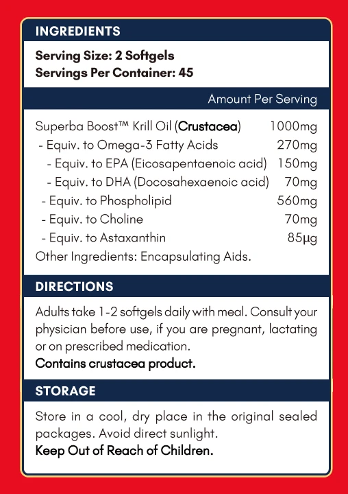 NYO3® Antarctic Krill Oil Amundsen Omega 3 Softgels Ingredient Image