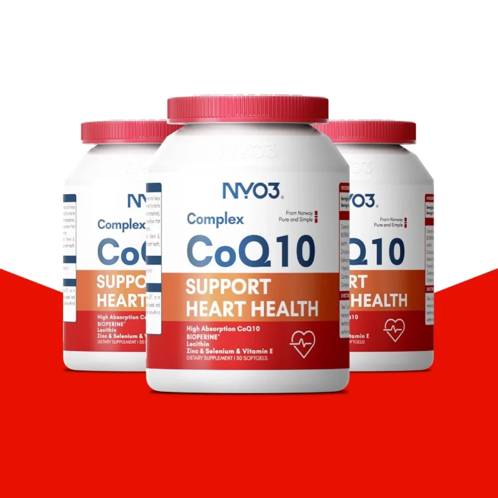 NYO3® Complex CoQ10 Softgels Three Bottles New NYO3® Complex CoQ10 Softgels Three Bottles New