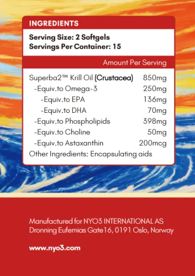 NYO3® MUNCH CLASSIC 1892 Antarctic Krill Oil