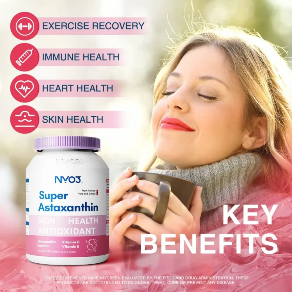 NYO3® 超级虾青素软胶囊的主要优点 新产品 NYO3® 超级虾青素软胶囊的主要优点 新产品