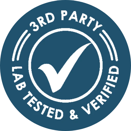 third party lab tested and verified logo