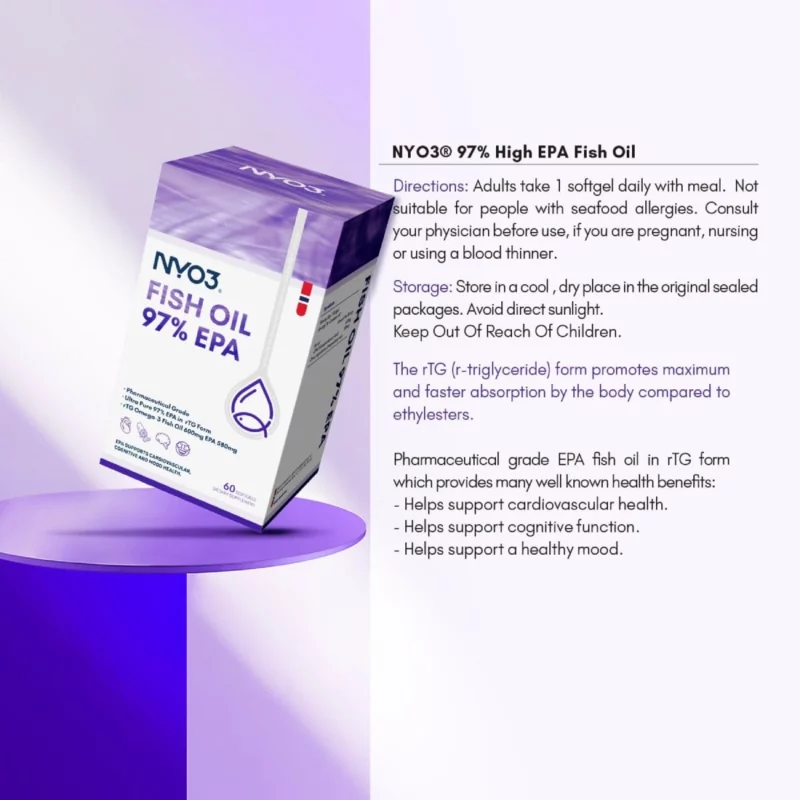 NYO3 97% High EPA Fish Oil Softgels Introduction New