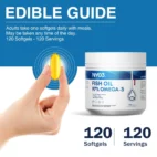 NYO3 97% Omega 3 Fish Oil Softgels Dosage Guide New Image