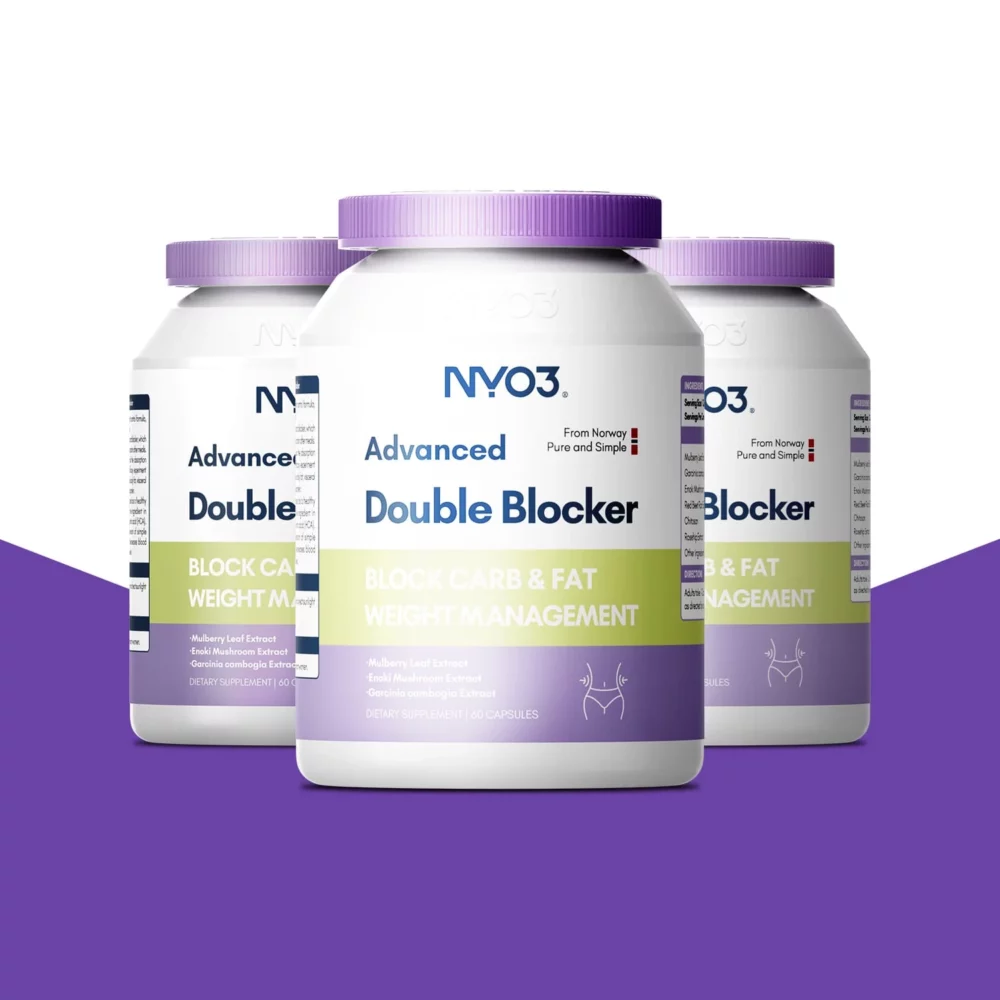 NYO3 Advanced Double Blocker Capsules Three Bottles NYO3 Advanced Double Blocker Capsules Three Bottles