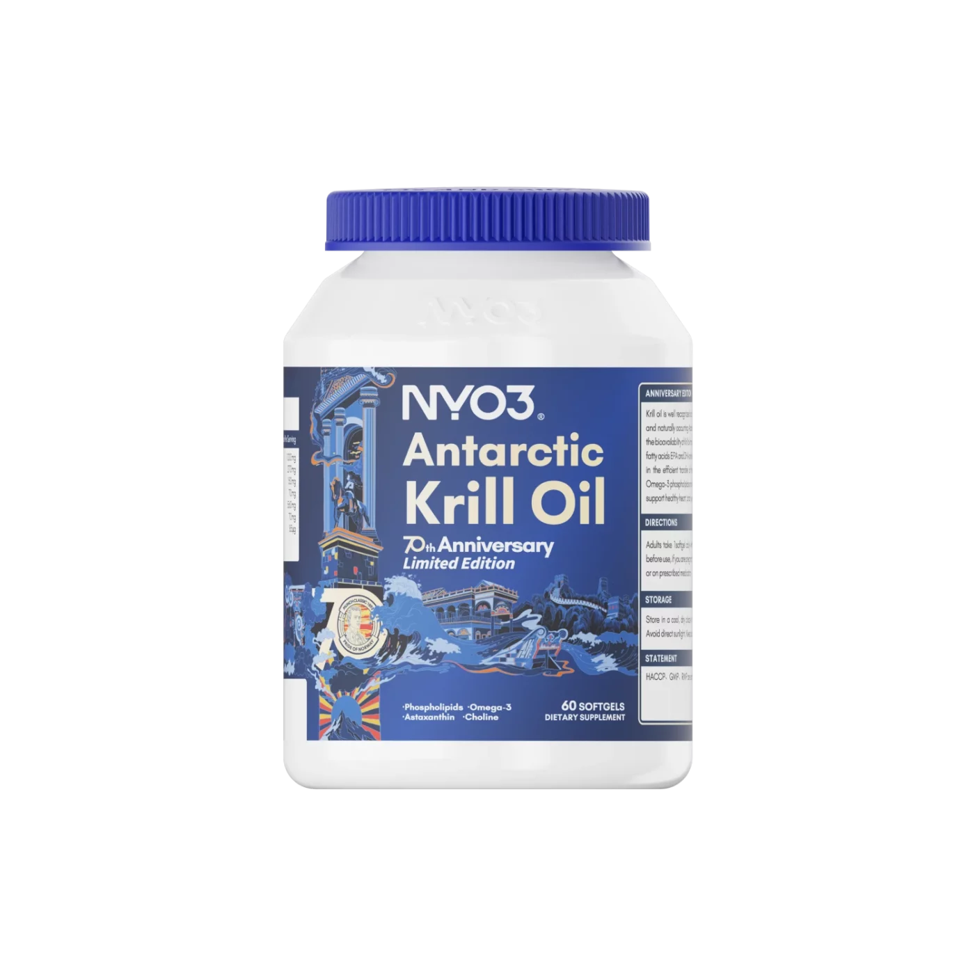 NYO3 Antarctic Krill Oil 70th Anniversary Limited Edition 1000mg
