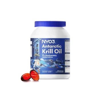 NYO3 Antarctic Krill Oil Softgels 70th Anniversary Limited Edition