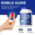 NYO3 Antarctic Krill Oil Softgels 70th Anniversary Limited Edition Dosage Guide