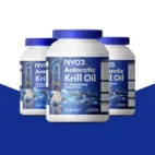 NYO3 Antarctic Krill Oil Softgels 70th Anniversary Limited Edition Three Bottles