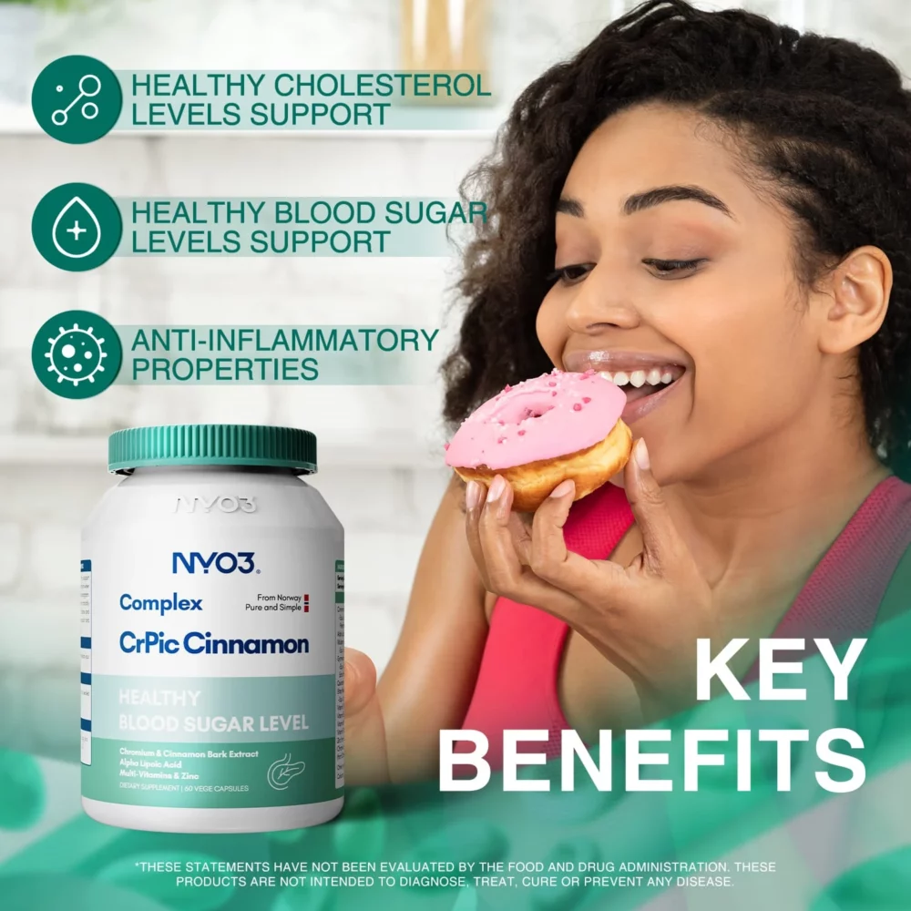 NYO3 Complex Chromium Picolinate Cinnamon Capsules Key Benefits NYO3 Complex Chromium Picolinate Cinnamon Capsules Key Benefits