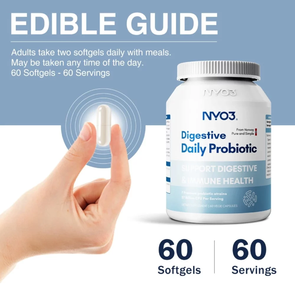 NYO3 Daily Digestive Probiotic Capsules Dosage Guide New NYO3 Daily Digestive Probiotic Capsules Dosage Guide New