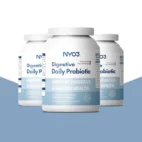 NYO3 Daily Digestive Probiotic Capsules Three Bottles New