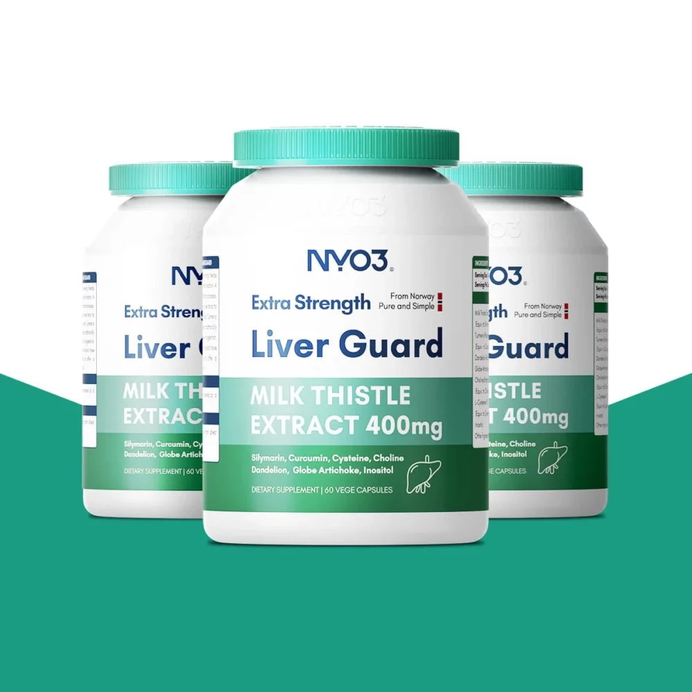 NYO3 Extra Strengh Liver Guard Vegetable Capsules Three Bottles NYO3 Extra Strengh Liver Guard Vegetable Capsules Three Bottles