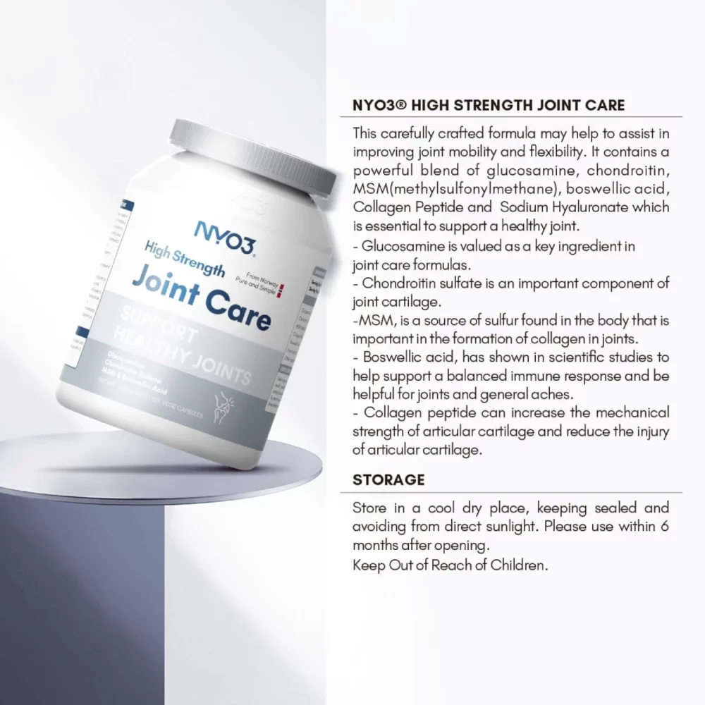NYO3 High Strength Joint Support Softgels Introduction New NYO3 High Strength Joint Support Softgels Introduction New