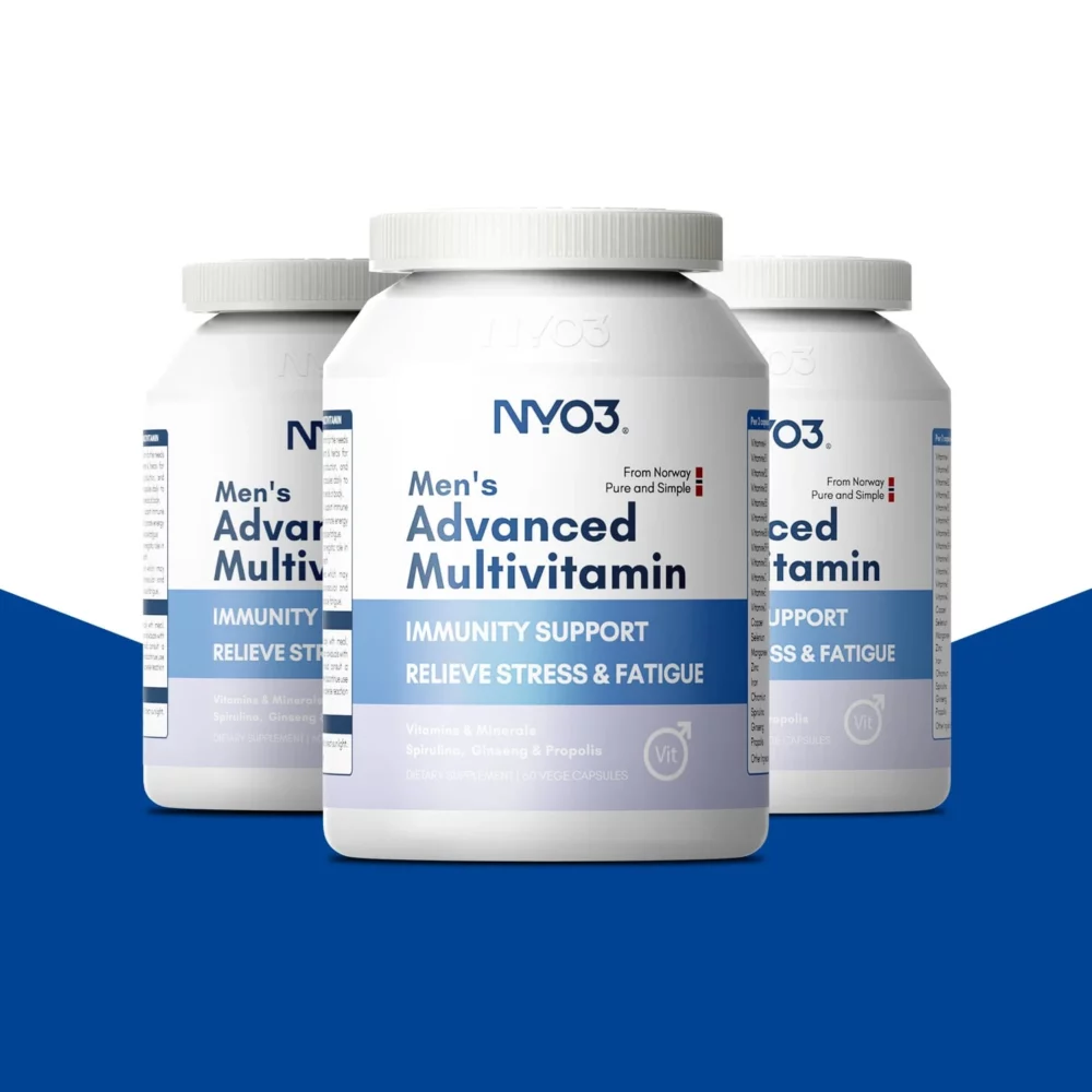 NYO3 男士高级复合维生素胶囊,三瓶装 NYO3 男士高级复合维生素胶囊,三瓶装