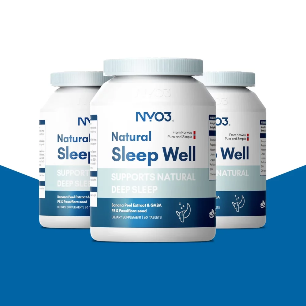 NYO3 Natural Sleep Tablets Three Bottles NYO3 Natural Sleep Tablets Three Bottles