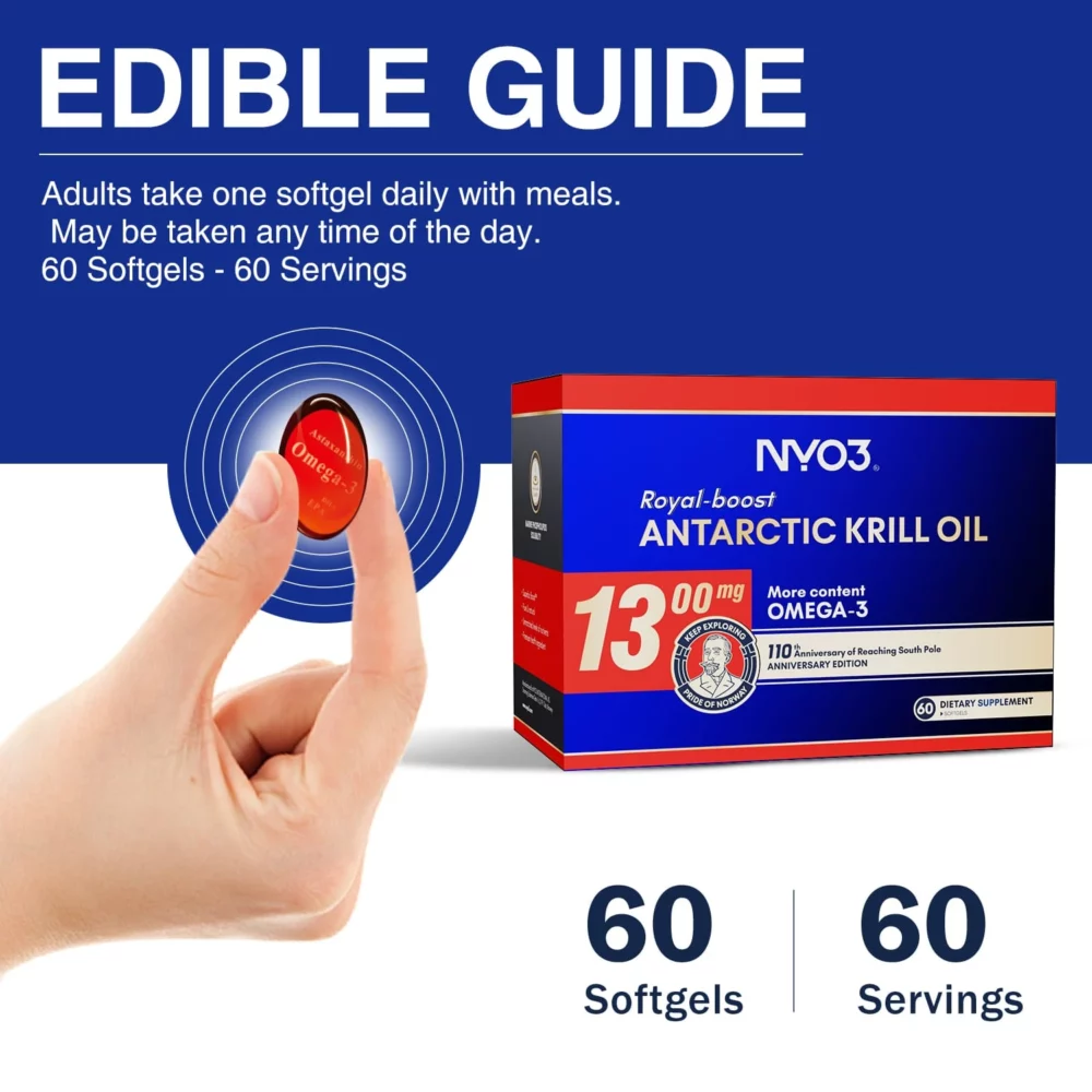 NYO3 Royal-boost 南极磷虾油软胶囊周年纪念版用量指南 NYO3 Royal-boost 南极磷虾油软胶囊周年纪念版用量指南