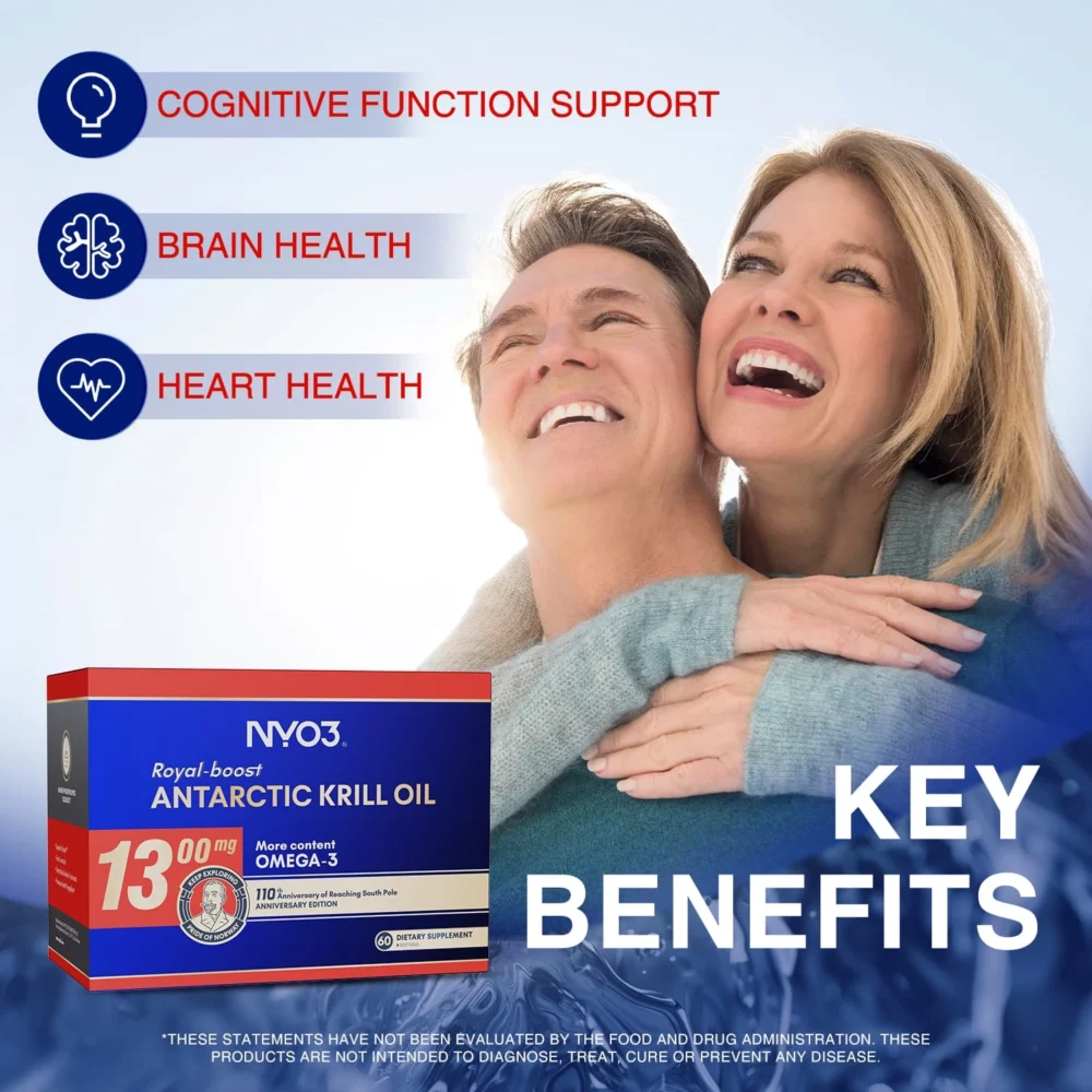 NYO3 Royal-boost 南极磷虾油软胶囊周年纪念版的主要功效 NYO3 Royal-boost 南极磷虾油软胶囊周年纪念版的主要功效