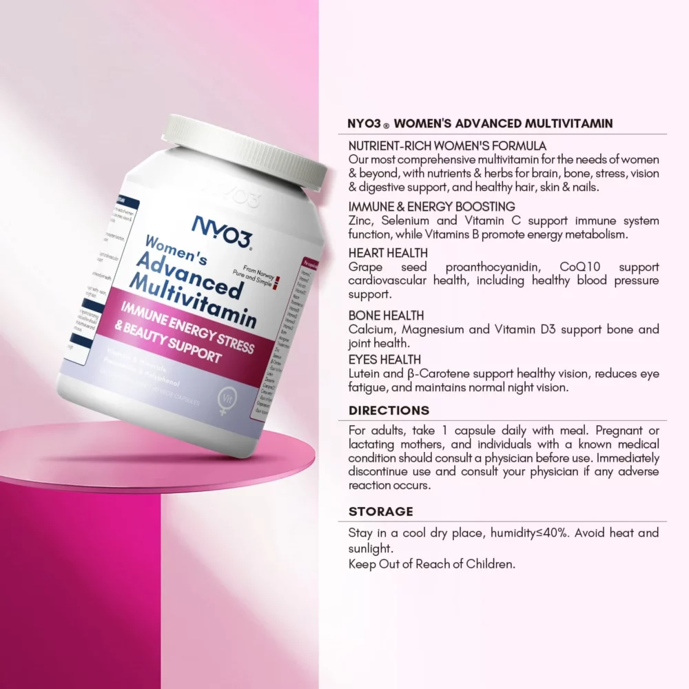 NYO3 女士高级综合维生素胶囊 简介 NYO3 女士高级综合维生素胶囊 简介