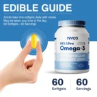 NYO3 85 Ultra Omega-3 Fish Oil Softgels Dosage Guide New