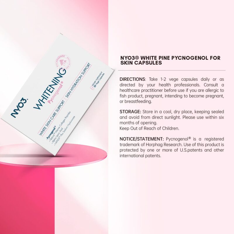 NYO3 White Pine Pycnogenol for Skin Capsule Introduction
