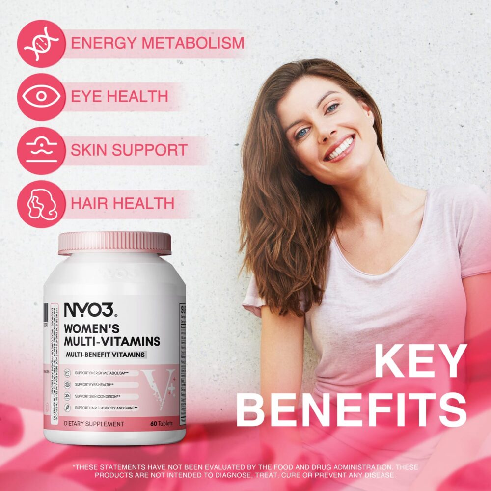 NYO3 Women’s Multi-vitamins Tablets Introduction Key Benefits NYO3 Women's Multi-vitamins Tablets Introduction Key Benefits