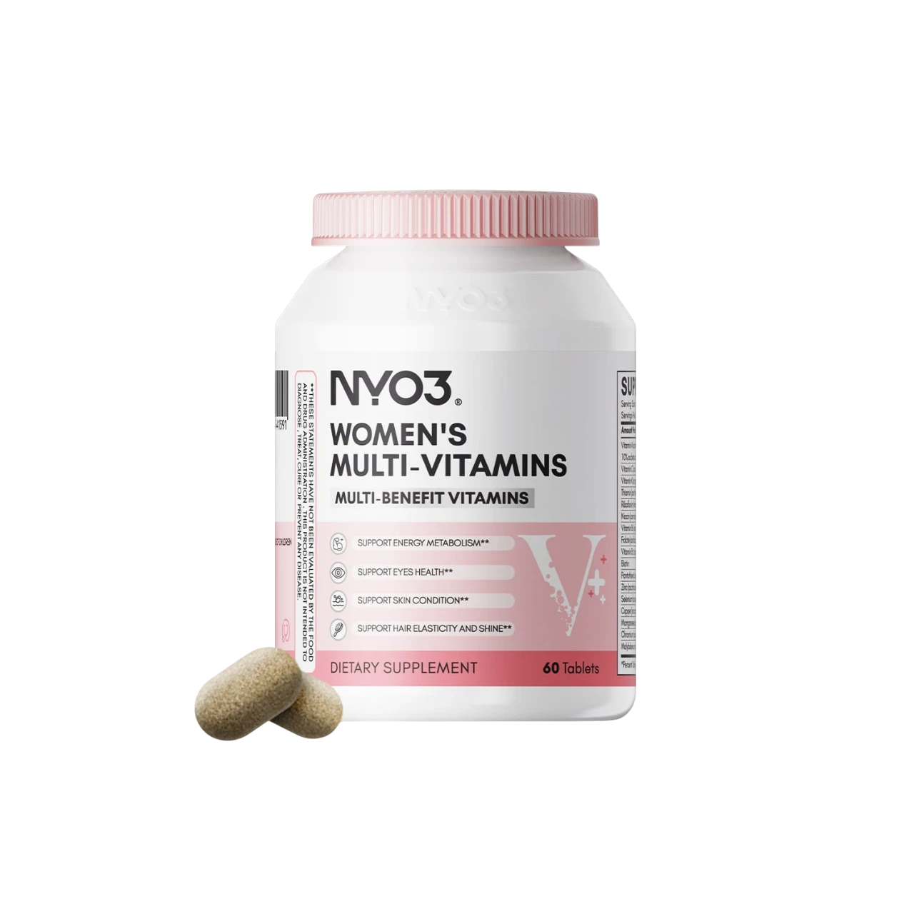 NYO3 Women's Multi-vitamins Tablets Showcase