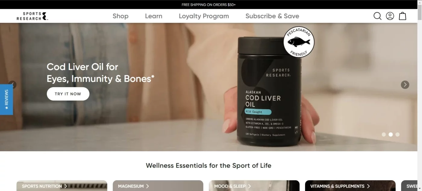 Omega 3 Supplement Brands Sports Research