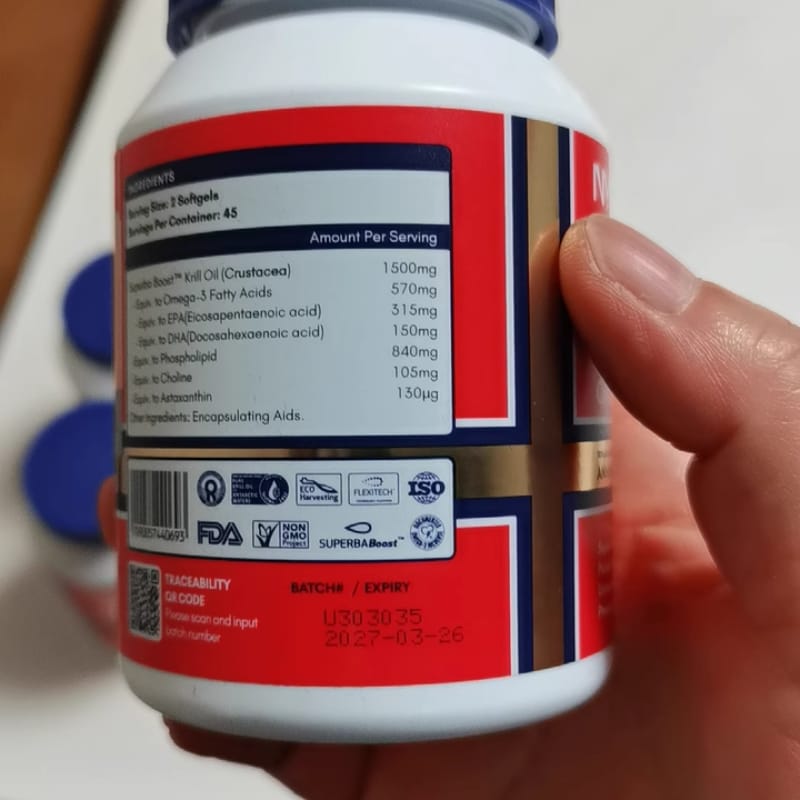 NYO3 Golden Ultra-boost Antarctic Krill Oil Softgels Reviewed by Customer6