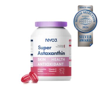 NYO3 Super Astaxanthin Softgels with Award