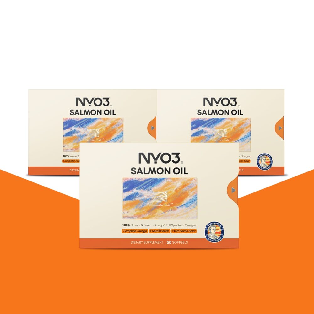 NYO3 Anti-inflammation Salmon Oil Softgels Showcase NYO3 Anti-inflammation Salmon Oil Softgels Showcase