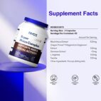 NYO3 Black Maca Root Vegan Capsules Supplement Facts