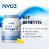 NYO3® 85% Ultra Omega-3 Fish Oil Softgels 1000mg(Buy More, Save More)